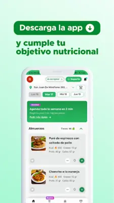 Manzana Verde Comida Saludable android App screenshot 2